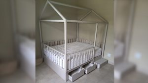 Creator Creations Wood Furniture Nelspruit - childrens bed - house bed