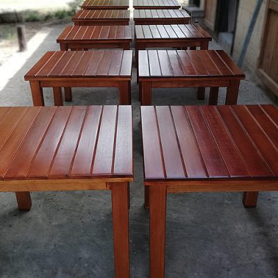 Creator Creations Wood Furniture Nelspruit - Saligna Cafe Tables - Small Dining Tables - Restaurant tables